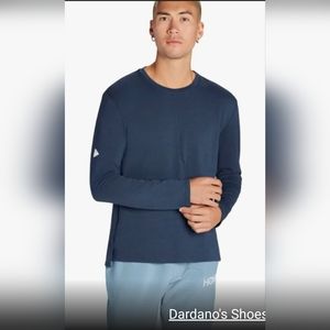Hoka merino long sleeve dark navy blue